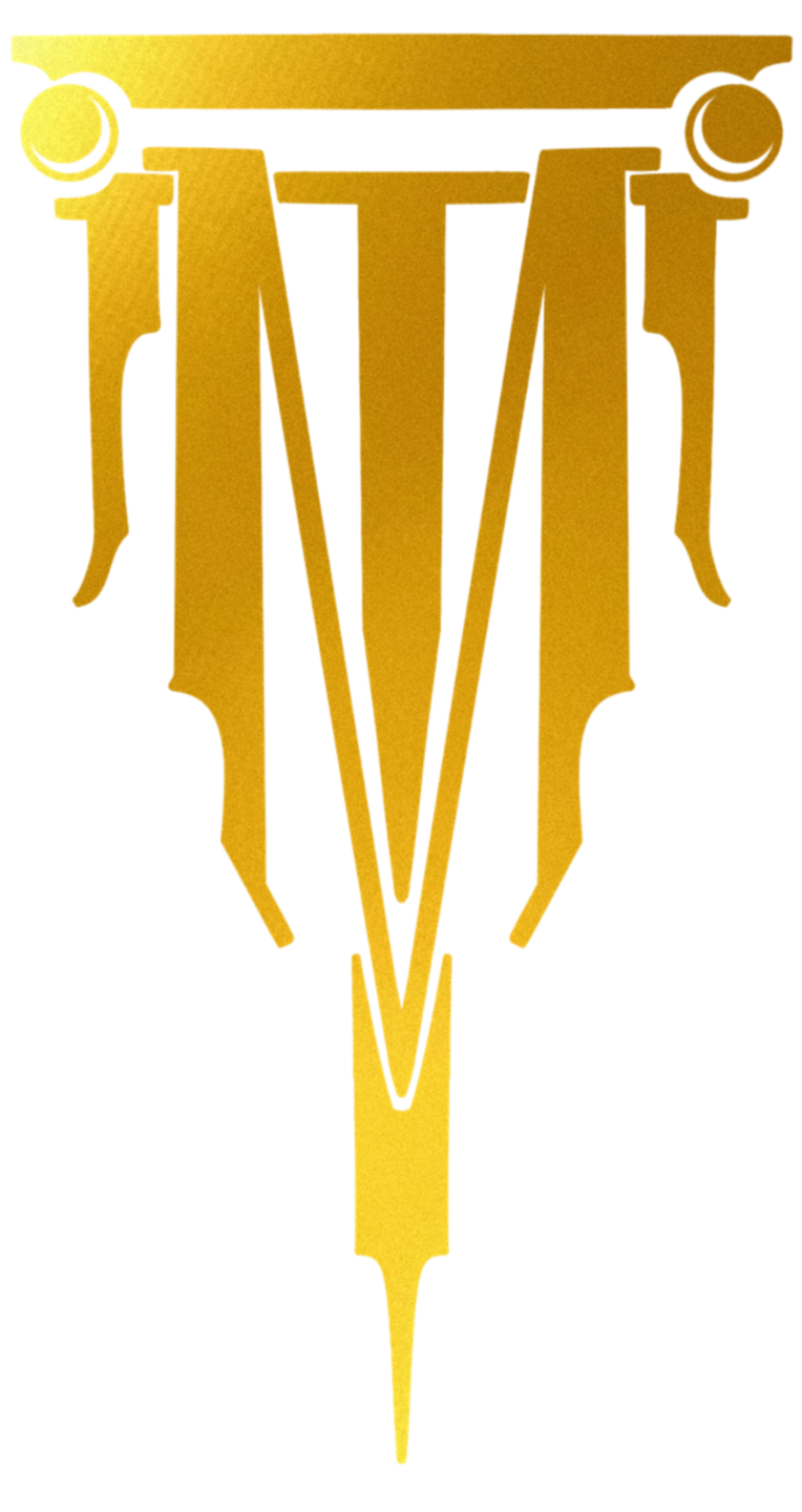 Muse Tattoos Logo - A gold M and T monogram.